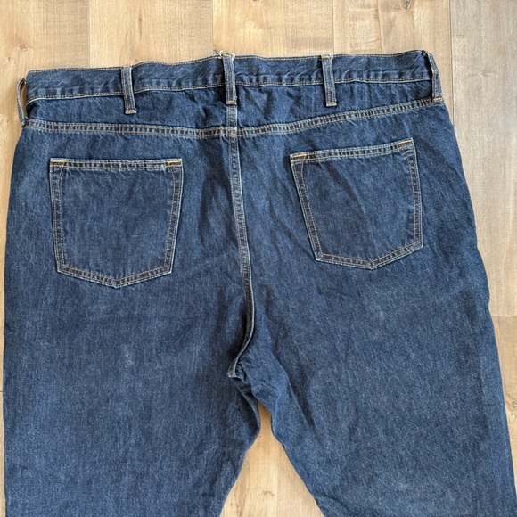 Old Navy Straight Jeans Mens 44 x 30 Dark Wash Denim Built-In Tough - Picture 5 of 8